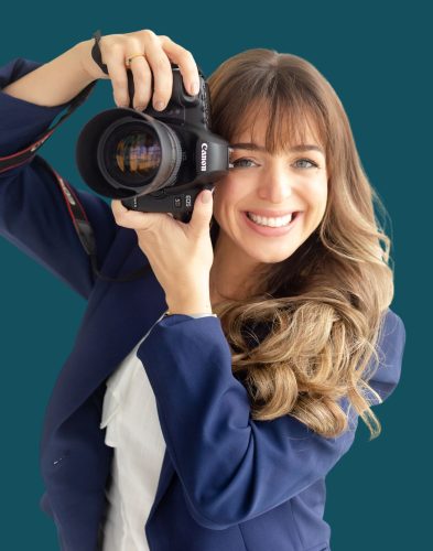 Cópia de Orange and Tosca Modern Photographer Services Poster Newborn Photographer